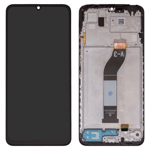 LCD compatible with Xiaomi Redmi 13C, black, with frame, Original PRC , LM5C4090F0 A1  