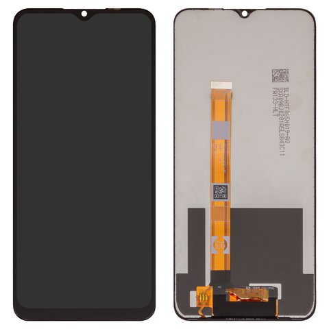 LCD compatible with Oppo A15, A15s, black, without frame, Box CPH2185, CPH2179, FA 065 1 A15 FPC HTF065H051 A2 FPC HTF065H093 A0