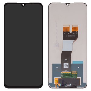 LCD compatible with Samsung A057 Galaxy A05s, black, without frame, original change glass 