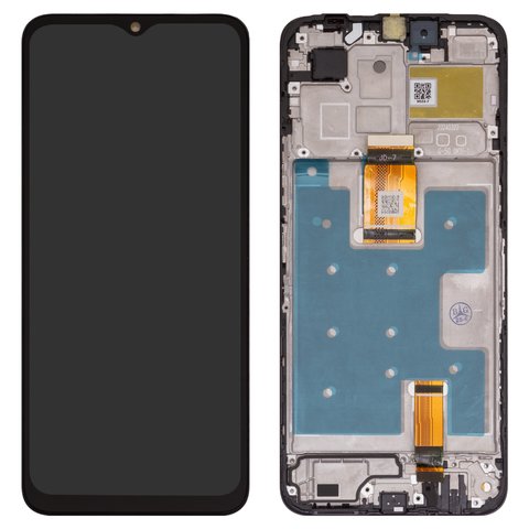LCD compatible with Huawei Honor X6b, black, with frame, High Copy, JDY LX1, JDY LX2 