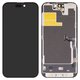 Дисплей для iPhone 14 Pro, черный, с рамкой, HC, без ошибки, (OLED), DD-OLED OEM soft, 120Hz, diagnosable