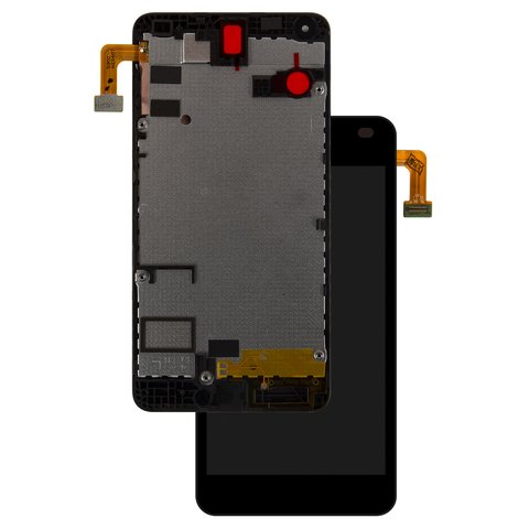 Pantalla LCD puede usarse con Microsoft Nokia  550 Lumia, negro, con marco