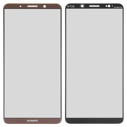Vidrio de carcasa puede usarse con Huawei Mate 10 Pro, marrón, BLA L09, BLA L29