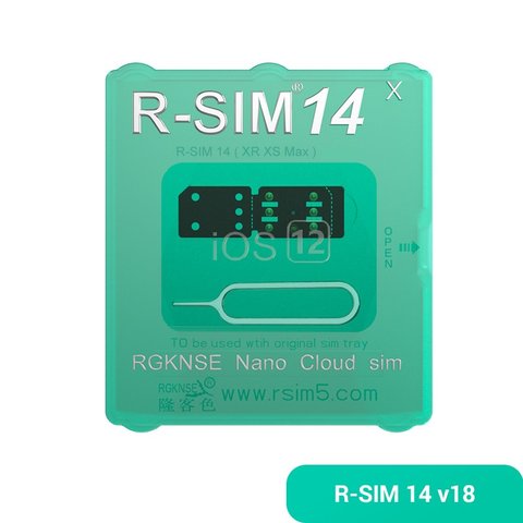Tarjeta inteligente R Sim 14 v18 para iPhone XR XS MAX X 8 8 Plus 7 7 Plus 6s 6s Plus 6 6 Plus 5 SE 5s