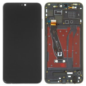 Pantalla LCD puede usarse con Huawei Honor 8X, Honor View 10 Lite, negro, con marco, High Copy, JSN L21 JSN L22 JSN L23 JSN L42 JSN AL00 JSN TL00