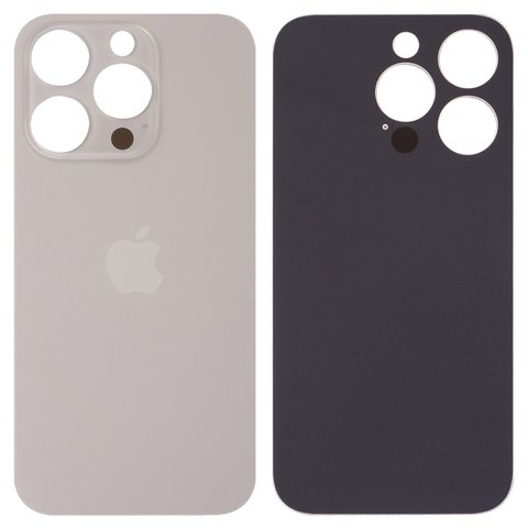 Panel trasero de carcasa puede usarse con iPhone 14 Pro, dorada, no es necesario desmontar la cámara, Original PRC , big hole