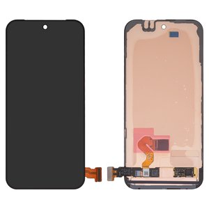 Pantalla LCD puede usarse con Google Pixel 9 Pro XL, negro, con marco, Original PRC , GGX8B, GZC4K, GQ57S