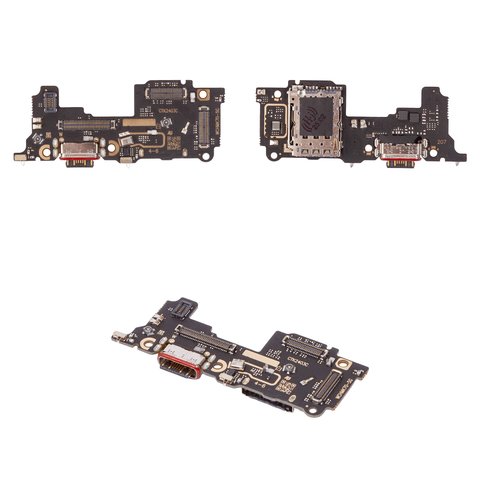 Cable flex puede usarse con Xiaomi Poco F6 Pro, del conector de carga, con componentes, High Copy, placa del cargador