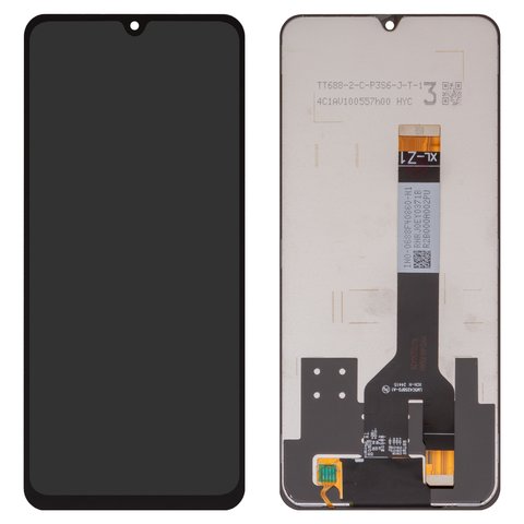 Pantalla LCD puede usarse con Xiaomi Poco C71, Redmi A5 4G, negro, sin marco, Box 167.92mm, 25028PC03G, 25028RN03A, 25028RN03I