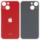 Panel trasero de carcasa puede usarse con iPhone 13 mini, roja, no es necesario desmontar la cámara, big hole