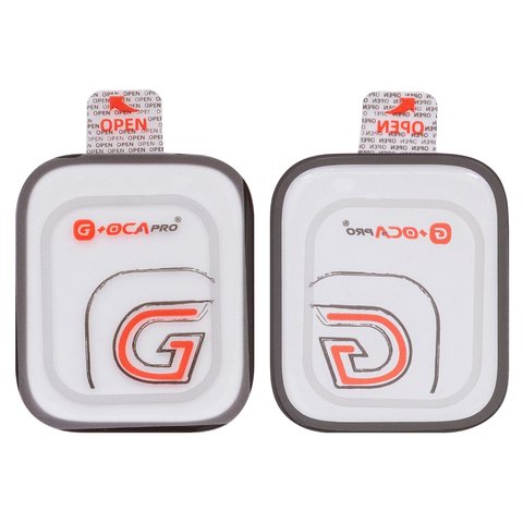 Vidrio de carcasa G+OCA PRO puede usarse con Apple Watch 7 41mm, Watch 8 41mm, Watch 9 41mm, con película OCA, negro