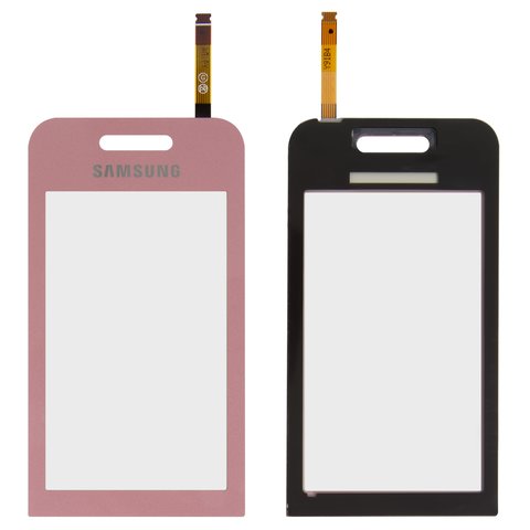 Сенсорный экран для Samsung S5230 Star, розовый