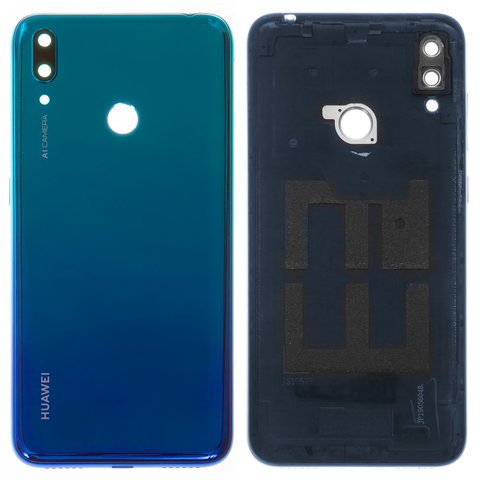 Задняя панель корпуса для Huawei Y7 2019 , синяя, aurora blue