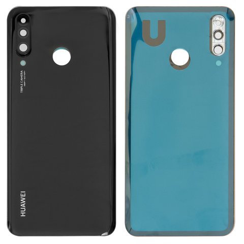 Задняя панель корпуса для Huawei P30 Lite, черная, со стеклом камеры, 48 Мп