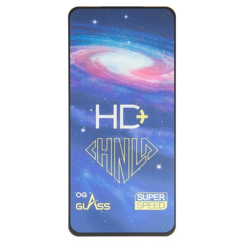 Защитное стекло All Spares для Xiaomi Mi 11 Lite, Mi 11 Lite 5G, Mi 11 Lite 5G NE, 0,33 мм 9H, совместимо с чехлом, Full Glue, черный, cлой клея нанесен по всей поверхности, HD+