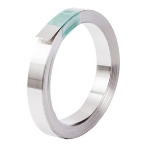 Стрічка нікелева для зварювання акумуляторів, 0,1 мм, 8 мм, 10 м, нікельована сталь