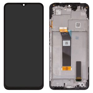 Дисплей для Xiaomi Poco M4 5G, Poco M5 4G, Redmi 10 5G, Redmi Note 11E, черный, с рамкой, Original PRC 
