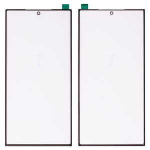 Скло корпуса G+OCA PRO для Samsung S918 Galaxy S23 Ultra, з ОСА плівкою, чорне