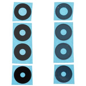 Стекло камеры для Xiaomi 14T, 14T Pro, черное, без рамки, комплект 4 шт.