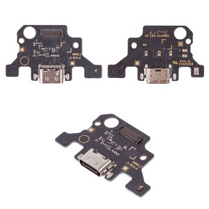 Шлейф для Samsung X215 Galaxy Tab A9 Plus LTE, коннектора зарядки, с компонентами, плата зарядки