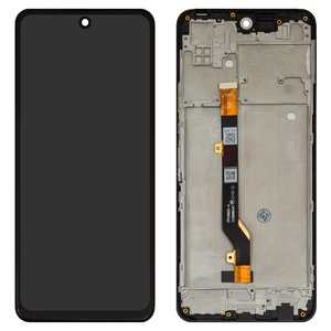 Дисплей для Tecno Camon 18, Camon 18P, Camon 18T, черный, с рамкой, High Copy, FPC6805, CH6