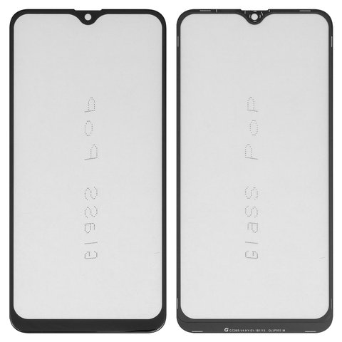 Скло корпуса G+OCA PRO для Oppo A12, A5s, A7, з ОСА плівкою, чорне