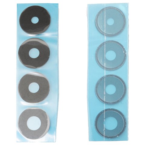 Скло камери для Xiaomi Poco X6 Pro 5G, чорне, комплект 4 шт.