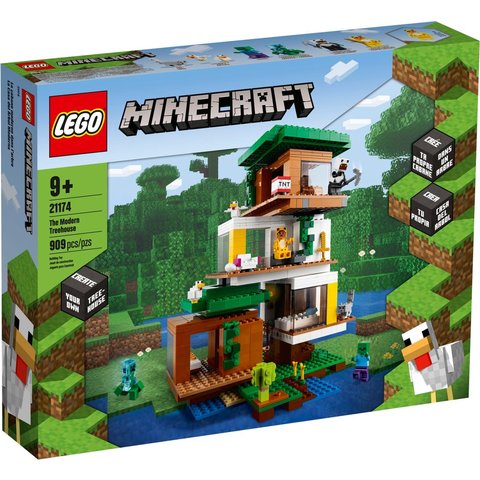 Конструктор LEGO Minecraft Современный домик на дереве 21174 