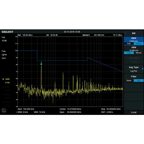 Código de activación para módulo de filtro IEM y detector de cuasicresta  SIGLENT SSA3000XR EMI para SIGLENT SSA3000X R